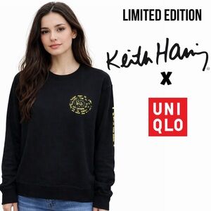 LIMITED EDITION Keith Haring x Uniqlo Streetwear Designer Sweatshirt, Size Med